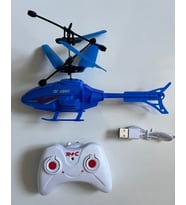 Uzaktan Kumandalı Helikopter 18 Cm Mavi Renkli