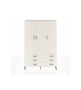 Hyperion Gardrop 5 Raflı 6 Çekmeceli Tek Askılı 132x44x195 Aytaşı-Aytaşı