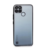 Realme C25y Kılıf  Lensli  - Siyah