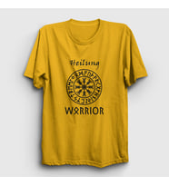 Presmono Unisex Sarı Warrior Heilung T-Shirt 414790tt (Sarı)