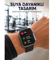 Suya Dayanıklı Akıllı Saat Günlük ve Sportif Kullanıma Uygun Yeni Nesil