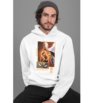 Saitama One Punch Man Baskılı Unisex Oversize Anime Hoodie