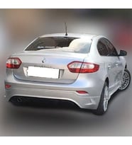 Renault Fluence Uyumlu Arka Tampon Eki (Renksiz)