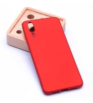 Lexroo Huawei P20 Kılıf Premier Silikon Kılıf - Kırmızı