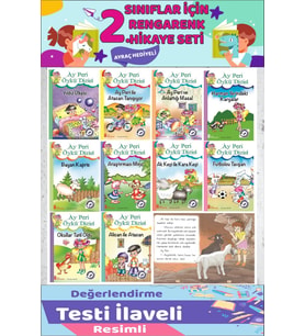 2.Sınıf Okumayı Sevdiren 10 lu Hikaye Seti 2 (32sayfa) (Beyaz)