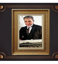 ÖZEL SERİ ALTIN VARAKLI ATATÜRK TABLO S977