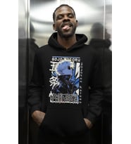 Jujutsu Kaisen Gojo Satoru Baskılı Unisex Oversize Anime Karakter Hoodie