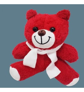 Kırmızı Peluş Oyuncak Ayıcık