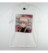 Hunter x Hunter Killua Face Beyaz Tişört