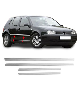 Volkswagen Golf 4 Krom Kapı Çıtası Tk 1998-2005 Paslanmaz Çelik