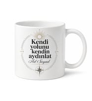 İsme Özel Bağımsız Yazılı Kupa Bardak Hediye Özel Tasarım Porselen Mug