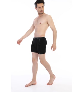pilelistore Çift Kaplan 880 Elastanlı Erkek  Boxer (Siyah)