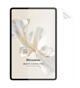 Microsonic Honor Pad 9 Paper Feel Kağıt Dokulu Mat Ekran Koruyucu (Renksiz)