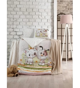 TAÇ KRİSTAL BESTİES BOY BAMBU ÖRGÜ BEBEK SETİ