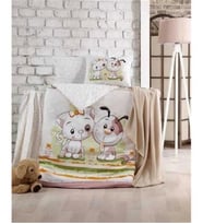 TAÇ KRİSTAL BESTİES BOY BAMBU ÖRGÜ BEBEK SETİ (Çok Renkli)