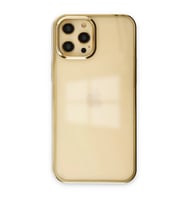 Apple İphone 12 Pro Max Kılıf Element Silikon - Gold