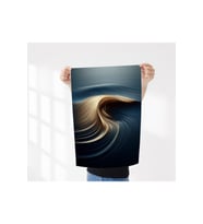 Çerçevesiz Poster, Dijital Baskı Sakin Dalga Poster, Ofis, Salon Dekorasyon (Çok Renkli)