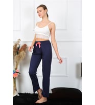 Akbeniz Kadın Pamuklu Alt Pijama 27468 (Lacivert)