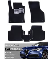 ALFA ROMEO GİULİETTA (2014-2024) Uyumlu EVA Paspas Tam Set–Araca Özel,Kolay Montaj,Su Geçirmez
