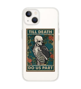 Iphone 14 Plus Uyumlu Till Death Tarot Kart Tasarımlı Şeffaf Telefon Kılıfı