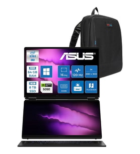 Asus Rog Zephyrus Duo (2026) Intel Core Ultra 9 386H 64GB Ddr5 8tb Windows 11 Home Geforce Rtx 5090 24GB Çift Ekran 16" Dokunmatik 3k (2880 x 1800) OLED 120Hz 0.2ms GX651AXSR051WH05 + Zetta Çanta
