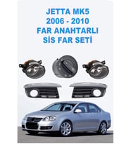 Volkswagen Jetta MK5 2006-2010 Far Anahtarlı Sis Far Seti