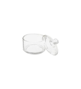 Şekerlik Mini Kapaklı Cam Şekerlik 90ml