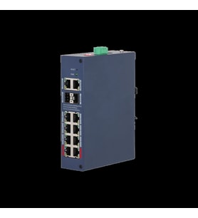 Dahua Chs4212-8gt-110, 8 Port, Gigabit, Poe 110w, 2 Port Uplink, 2 Port Sfp, Cloud Yönetilebilir, Sw