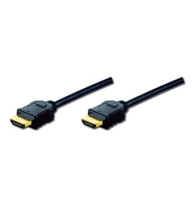Digitus HDMI Kablo Altın Uçlu Siyah (1m) 4K