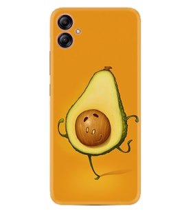 Samsung Galaxy A04E Kılıf Resimli Desenli Silikon Platinium Series Dance Avokado 1878