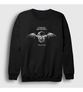 Presmono Unisex Siyah Fallen Avenged Sevenfold Sweatshirt 15632tt