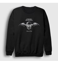 Presmono Unisex Siyah Fallen Avenged Sevenfold Sweatshirt 15632tt