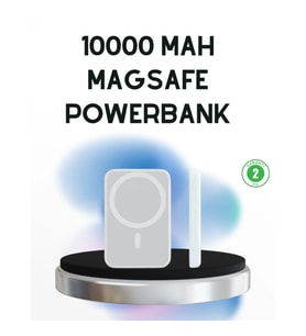 Mey İthalat® Kablosuz MagSafe Powerbank – iPhone Uyumlu, 10000 mAh, Isı Dağılımlı