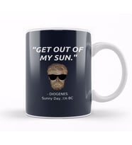Funny Diogenes Quote Philosophy Student History Teacher Gift Alexander Sun Kupa Bardak Porselen