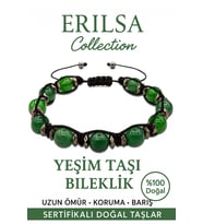 Sertifikalı Terahertz & Fasetli Yeşim Taşı Bileklik – Huzur ve Koruyucu Enerji (Çok Renkli)