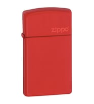 Zippo Çakmak Bayan Kırmızı Slim Logo 1633zl-000018
