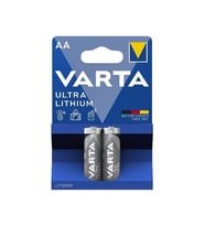 Varta 6106 Ultra Lityum AA Kalem Pil 2'li Paket 1,5 V Tek Kullanımlık Yüksek Performanslı
