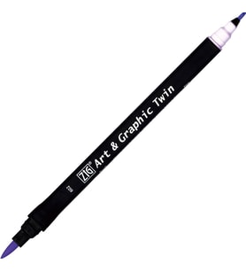 Zig Art & Graphic Twin Marker Çizim Kalemi 602 Pastel Violet 