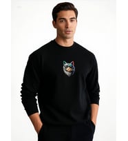 KEDİ UNİSEX SWEATSHİRT (Siyah)