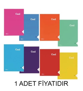 KESKİN COOL DİKİŞLİ PP KAPAK DEFTER A4 40 YP. KARELİ