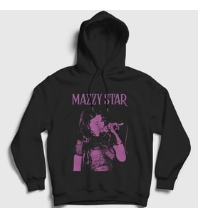 Presmono Unisex Siyah Concert Müzik Mazzy Star Kapüşonlu Sweatshirt 536981tt