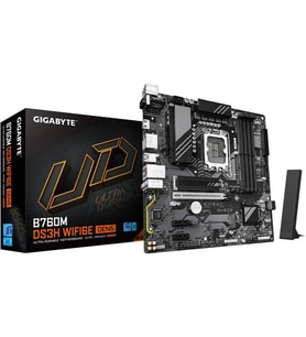 GIGABYTE B760M DS3H WIFI6E GEN5 DDR5 HDMI-DP TYPEC PCIE 5.0 1700P MATX