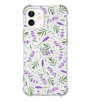 PrintiFy Apple iPhone 12 Uyumlu Water Color 3 Baskılı Şeffaf Köşe Korumalı Antişok Kılıf