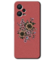 Redmi Note 12 5G Kılıf HD Desen Baskılı Kılıf - Retro Çiçek