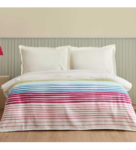 Karaca Home Elvis İndigo %100 Pamuk Çift Kişilik Tek Pike