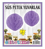 SÜS PONPON PETEK LİLA PK:2-