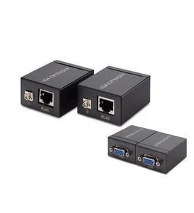 Vga Rj45 Extender Görüntü Aktarim Seti 60 M HDX1285