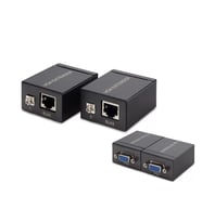 Vga Rj45 Extender Görüntü Aktarim Seti 60 M HDX1285