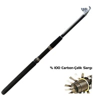 Teleskopik Karbon Spin LRF Olta Kamışı - Zeus - 270cm 5/25 GR