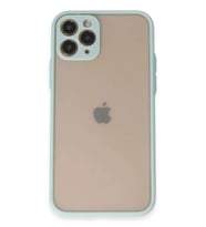 iPhone 11 Pro Kılıf Montreal Silikon Kapak - Turkuaz